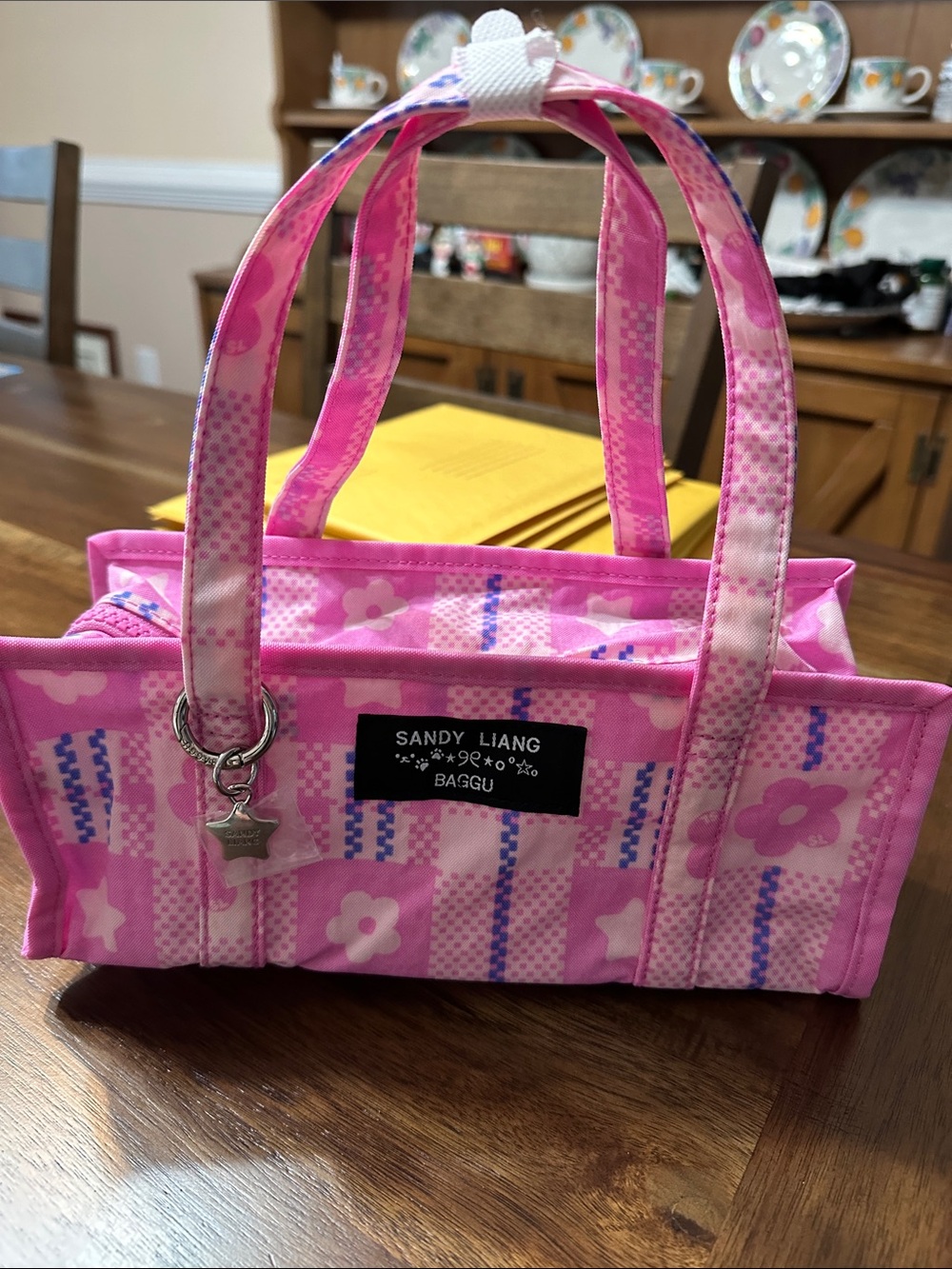 Baggu Pink Mini Nylon Market Bag (Brand New)